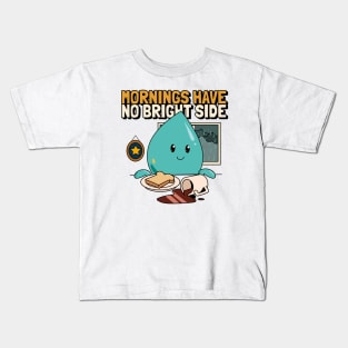 Not A Morning Person Funny Kids T-Shirt